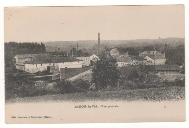 CPA 55 - MAISON du VAL : VUE GÉNÉRALE (MEUSE) NON ÉCRITE