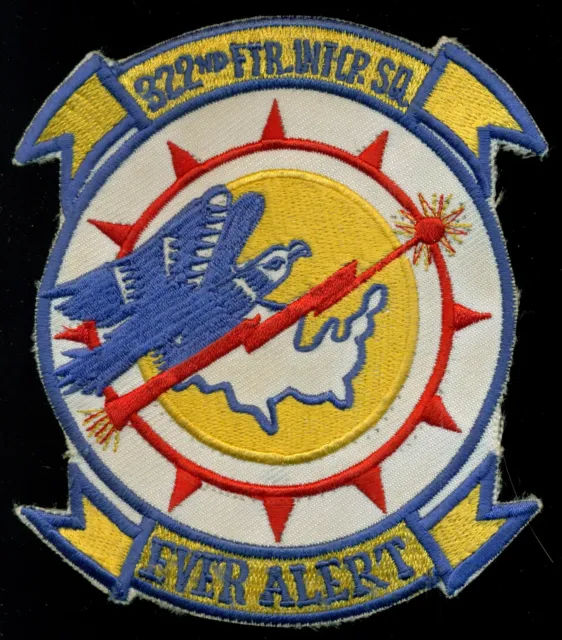 USAF 322nd Fighter Interceptor Squadron Patch N-9