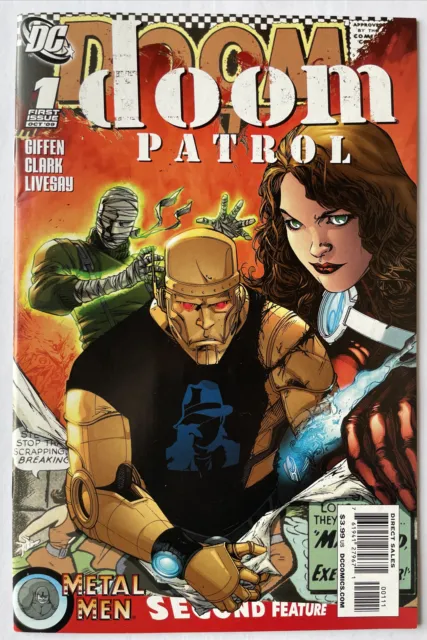 Doom Patrol #1 • KEY 1st Appearance Of Amanda Beckett (Botfly) (2009, DC Comics)