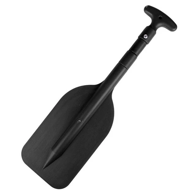 Retractable Portable Telescope Rafting Boat Paddle for Water Sport (Black) FS2#