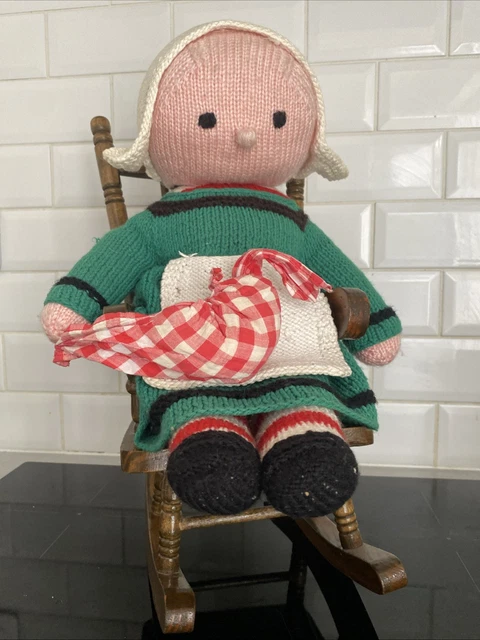 Poupée Ancienne Bécassine – Porcelaine Et Tissu, Vintage (occasion)