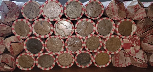 Wheat Penny Rolls  (per roll)  FREE SHIPPING!