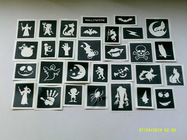 Kit De 50 Pochoirs Mini Tatouages Garçons - Thème Garçon, Temporaires, Pour Décoration Ou Fête