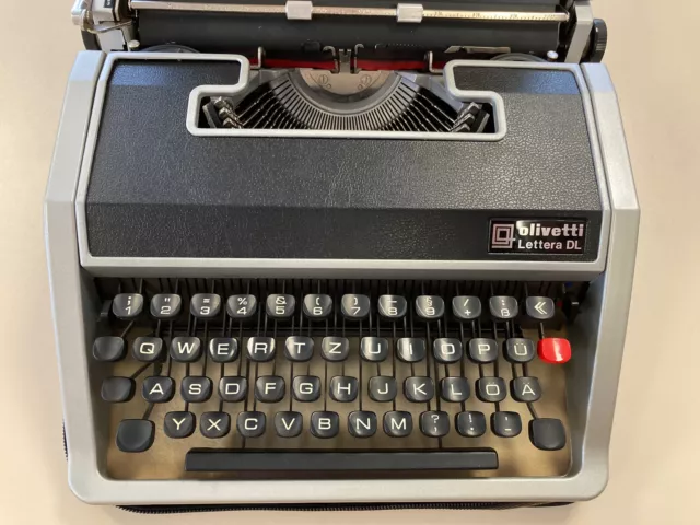 Olivetti Lettera DL Schreibmaschine Kofferschreibmaschine 70er Jahre 2