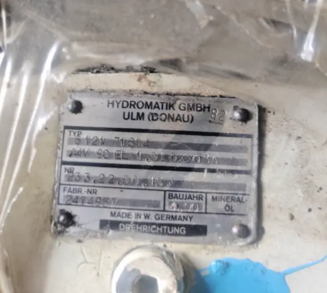Hydromatik A4V 90 EL 1. 0L0XX03A Variable Displacement Pump