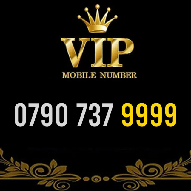 Gold Vip Memorable Phone Number Easy To Remember Mobile Business Simcard - 9999