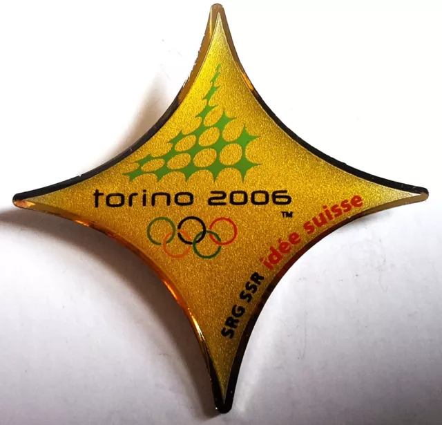 2006 TORINO Olympics SRG SSR Media PIN - SWISS BROADCASTING CORPORATION