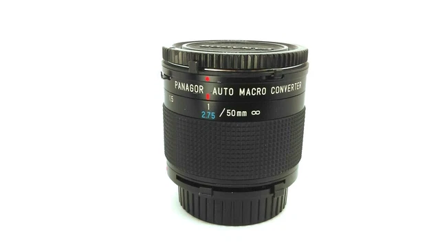 MINOLTA MD Panagor CONVERTIDOR MACRO AUTOMÁTICO, 1:1 MACRO VERDADERA - Montaje MINOLTA MD