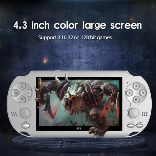 4.3'' 128Bit 10000 Games Built-In Handheld Video Game Console Player 8GB UK