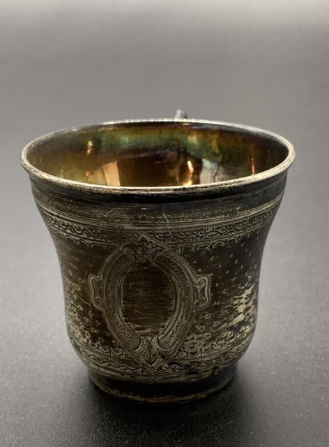 Ancienne tasse en argent massif poinçon Minerve MO Charles Templier