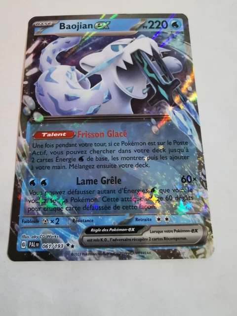 Card Collection Baojian Ex 061/193 Double Rare (RR) – Carte Pokémon Neuve – Écarlate Et Violet 02 Évolutions à Paldea – Sous Sleeve Et Top-Loader