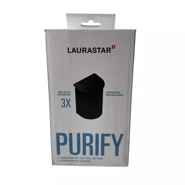 Laurastar Lift Wasserfilterkartuschen 3er-Pack Anti-KalkKartusche original Lift