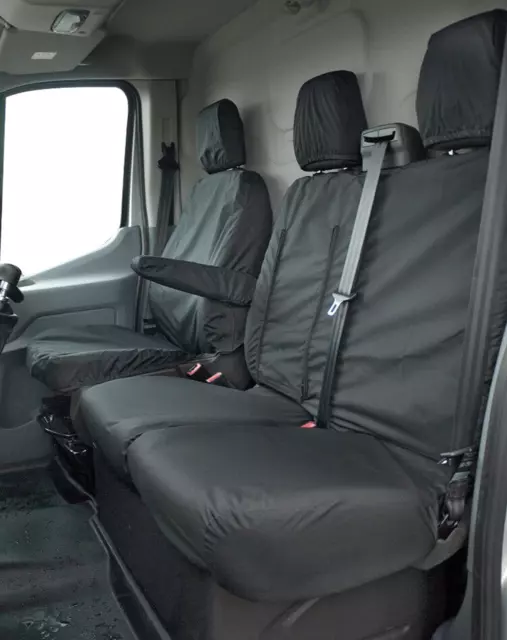 Waterproof Heavy Duty Set of Van Seat Covers for Citroen Dispatch Pre 19 & 2016>