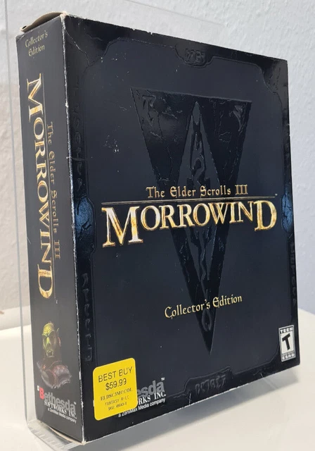 THE ELDER SCROLLS III Morrowind Collectors Edition PC Big Box Bethesda ...