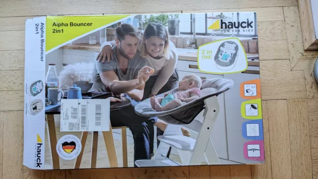 Hauck Alpha Bouncer 2in1, Stuhlaufsatz und Babywippe