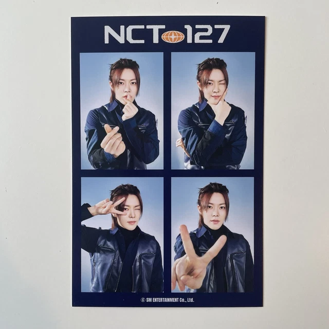NCT 127 SEASON'S Greetings 2024 Official Yuta 4Cut Photo Postcard 3.