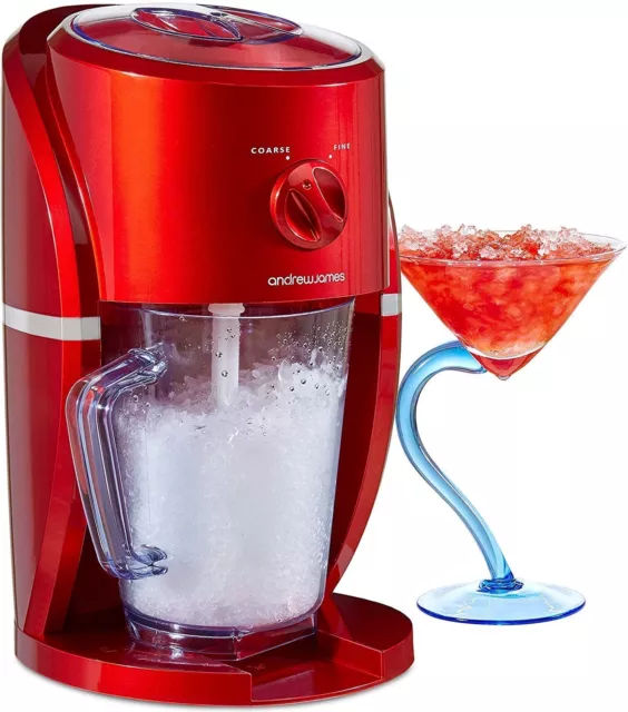 Ice Crusher Slush Machine Electric Ice Maker for Slushies Cocktails Andrew James