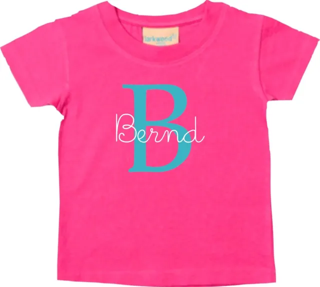 Baby/Kinder Shirt, mit Wunschtext Name und Initialen LW02114474