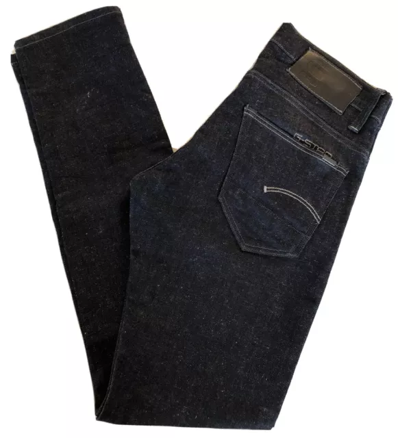 G-STAR RAW 3301 Women’s Straight Dark Blue Denim Jeans Size W29 L32