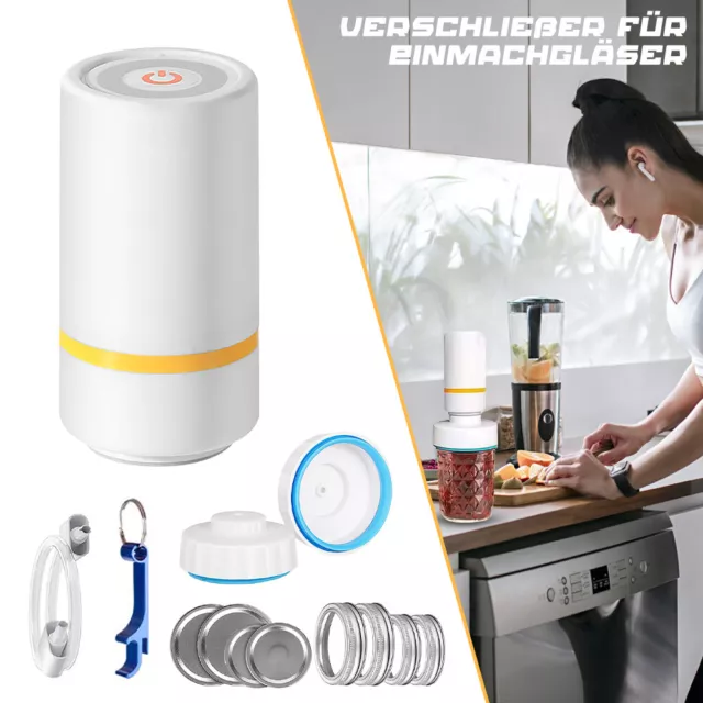 Jar Vacuum Sealer Set und Schlauch Befestigung Kompatibel für Food Saver