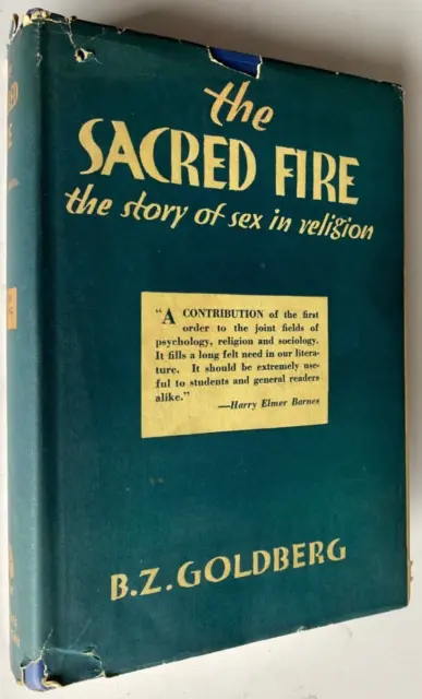 1930 1st THE SACRED FIRE occult sex magick religion FREE EXPRESS WORLD