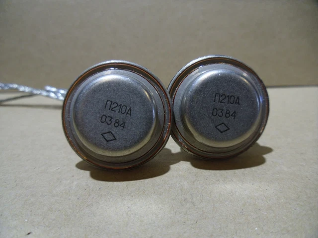 2 X P210A Germaniumtransistor 60v 12a 60w pnp EUR 4,99 PicClick DE