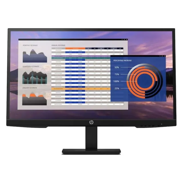 HP P27h G4 68,6 cm (27 Zoll) LED Monitor 5ms Full HD 75Hz Office PC Bildschirm