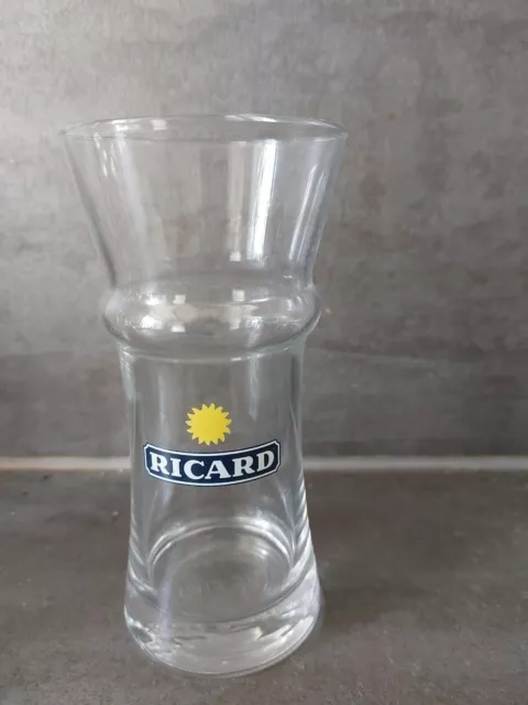 ANCIEN VERRE PUBLICITAIRE RICARD LONG DRINK VINTAGE OLIVIER GAGNERE Petit soleil