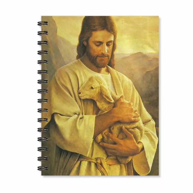 A5 Spiral Notebooks Lord Jesus Printed Stationery & School Office Diary