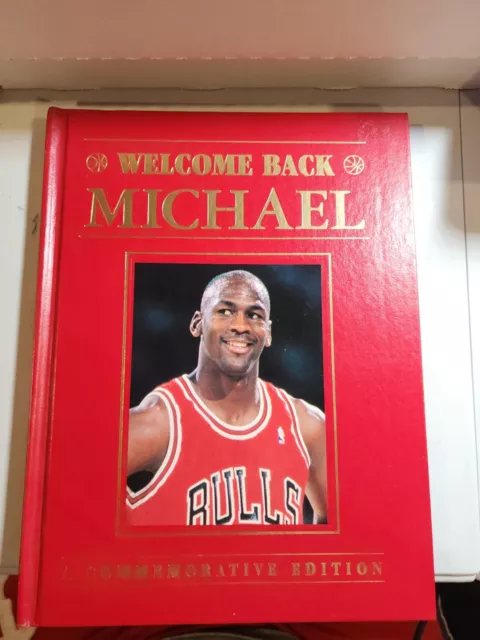 Vintage Michael Jordan Book 'Welcome Back Michael' Chicago Bulls NBA 90s Release