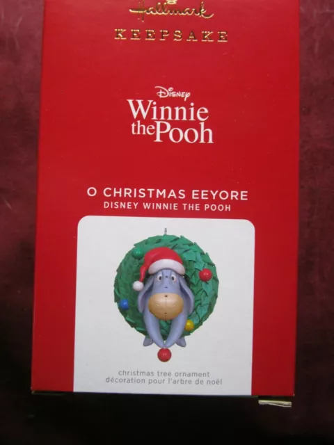 Hallmark Keepsake Ornament, Disney Winnie The Pooh, O Christmas Eeyore   2021