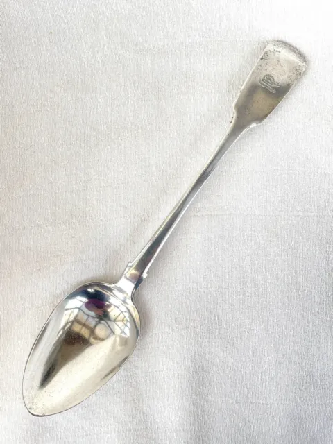 WILLIAM IV EXETER STERLING SILVER BASTING SPOON  - John Stone, Exeter, 1836.