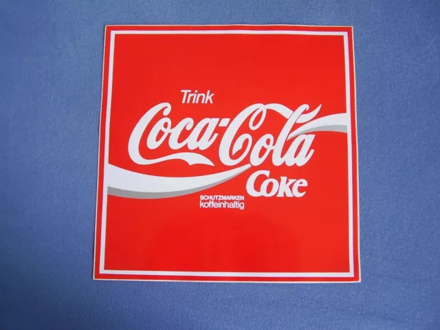 TRINK Coca Cola Eiskalt Aufkleber für Mini Kühlschrank Kühltruhe 24x12cm  kaufen bei