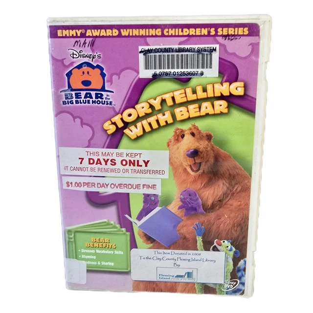 BEAR IN THE Big Blue House Storytelling With Bear DVD 2005 8 25 bear-in-the-big-blue-house-storytelling-with-bear-dvd-2005-8-25