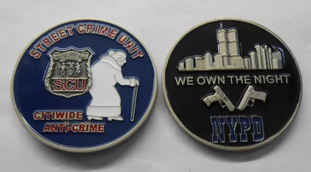 NYPD Street Crimes Unit Custom NY Police Department Coin