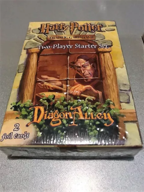 RARE Harry Potter Trading Card Game Two Player Starter Set- Diagon Alley SEALED