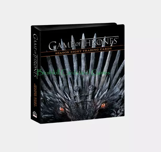 2020 Game Of Thrones Saison 8 Officiel Album / Classeur Avec Promos Séries Huit