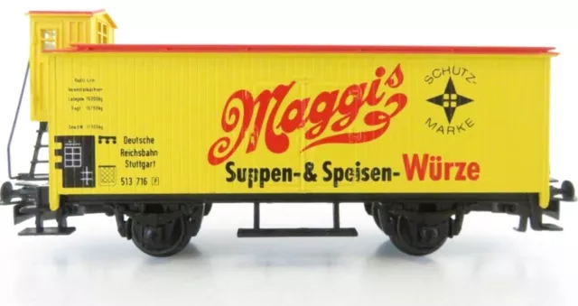 Seltener Märklin Güterwagen Mit Bremserhaus Maggi 3