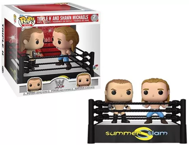 Funko Pop Wrestling WWE Figuras Paquete de 2 Triple H y Shawn Michaels