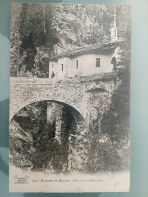 Cpa environs de modane chapelle de charmaix reynaud edit