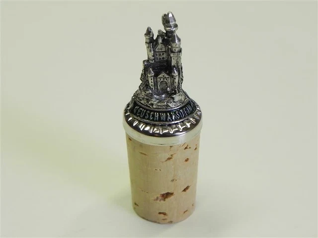 Corcho Decorativo Motivo Castillo Neuschwanstein Botellas Cierre Regalo Nuevo