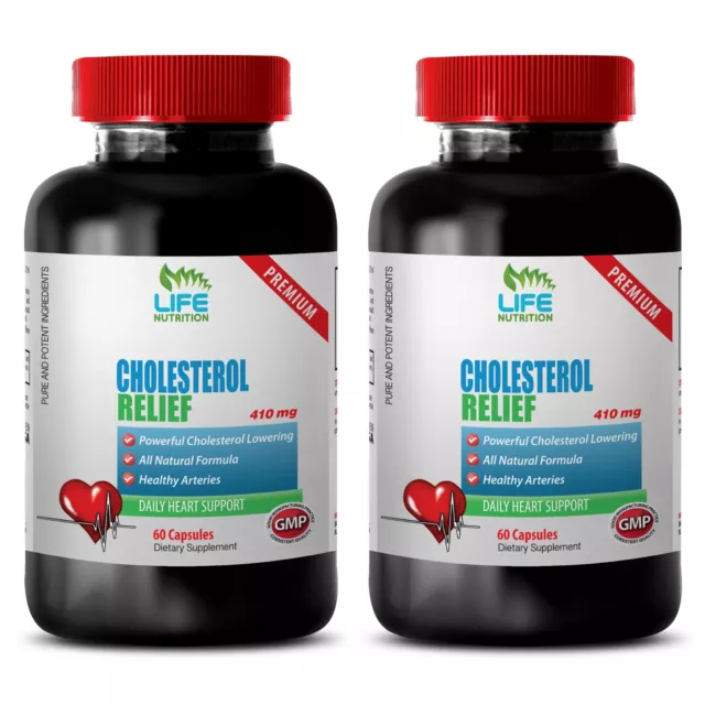 Natural Anti-Inflammatory Pills - CHOLESTEROL COMPLEX 460mg - 2 Bottle 120 Caps