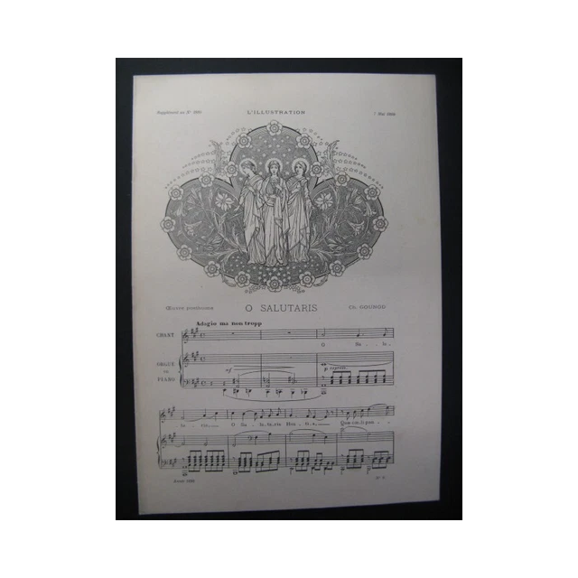 GOUNOD MISSA C. FRANCK Orgue Chant Harmonium 1898 2