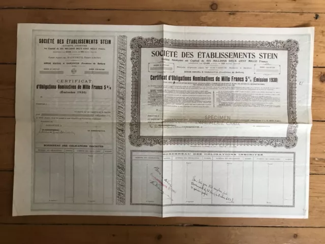 Société des Ets STEIN (DANJOUTIN 90) (A)