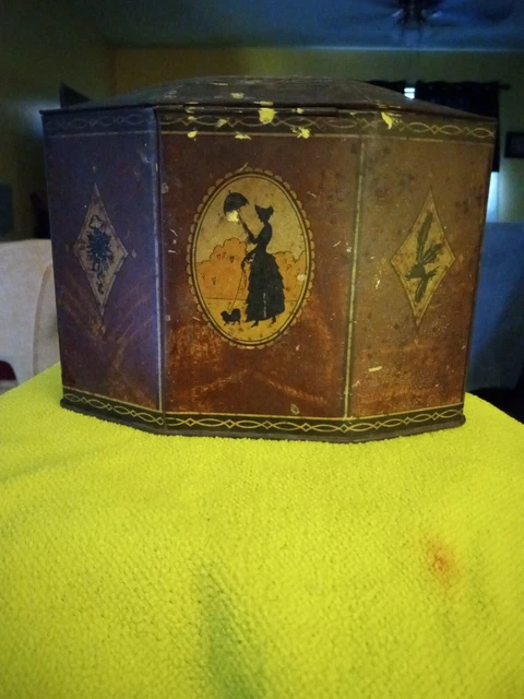 W & R Jacob & Co (L' pool) Ltd Biscuit Tin Vintage collectible