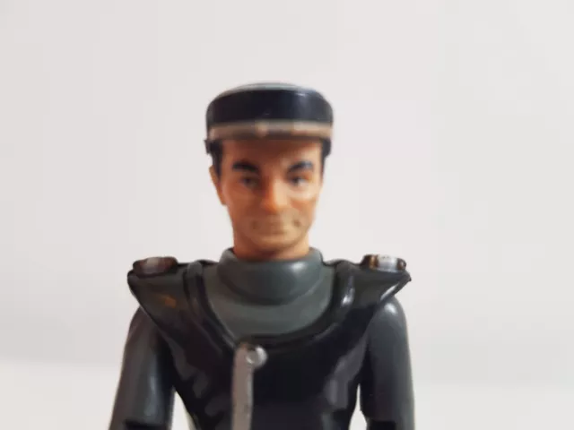 Captain Scarlet : Captain Black Action Figure 9cm Toy | 1993 | ITC Ent. | Vivid