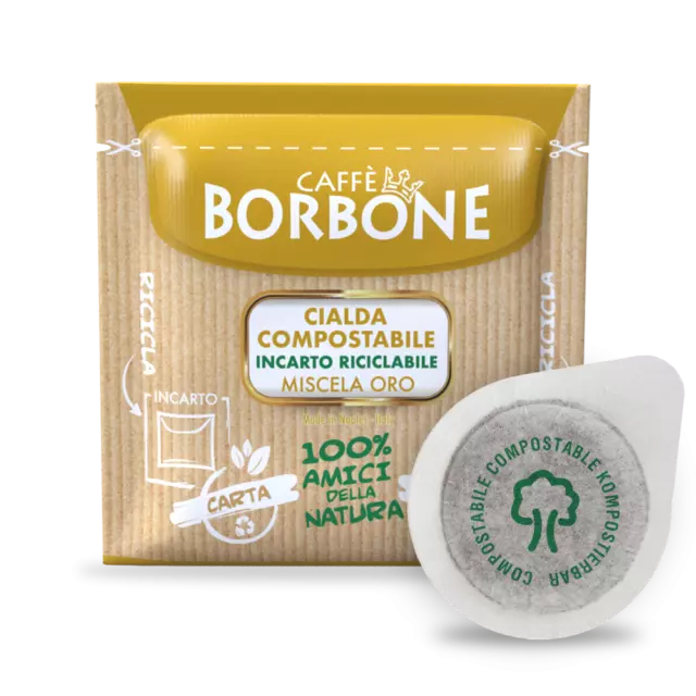 Caffè Borbone Dosettes Filtre Papier 44MM Ese Mélange Or - Conf. 50 Pcs