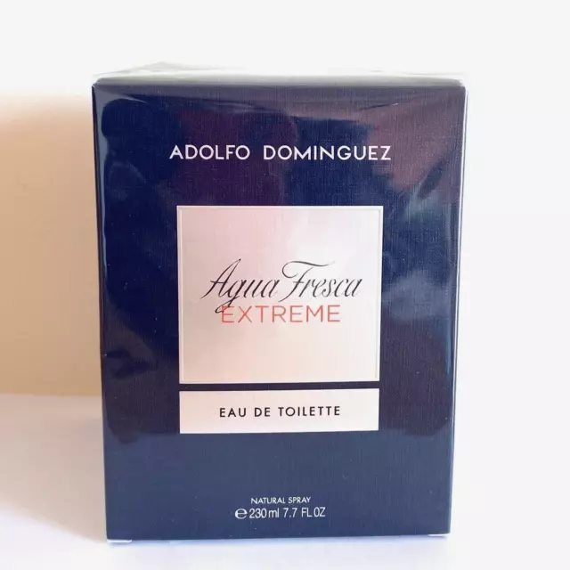 AGUA FRESCA EXTREME ADOLFO DOMINGUEZ 230ML Eau de Toilette Spray NUEVO Y SELLADO