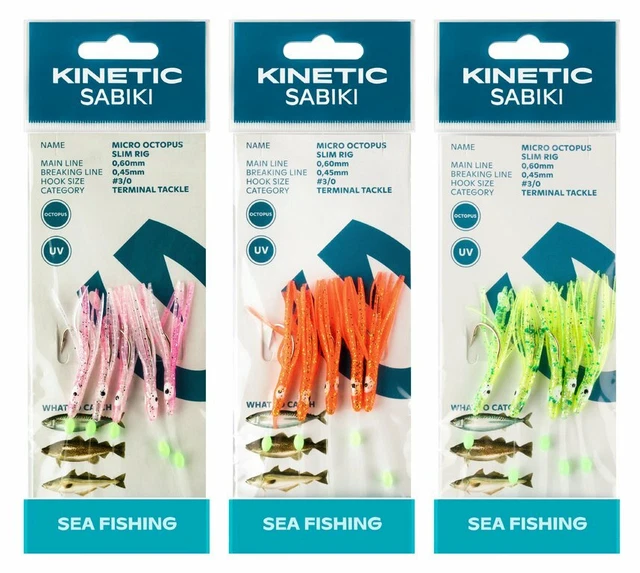 Kinetic Návazec Sabiki Octopus Lightstick vel.6/0 Gold/Orange | Chyť a pusť