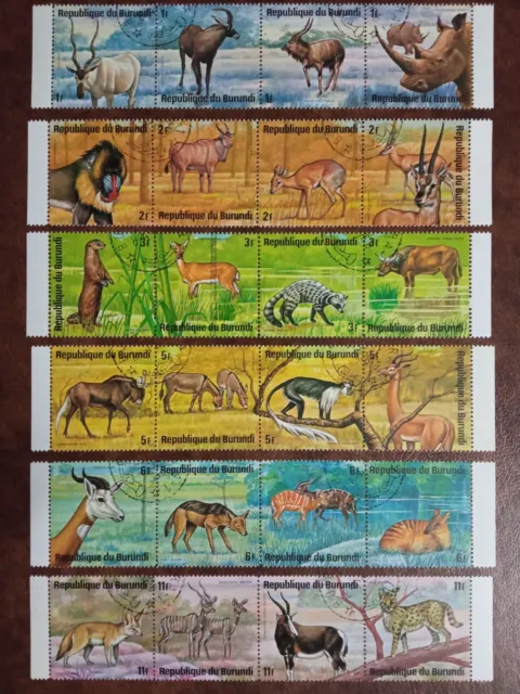 1975 Burundi, African Animals, Canceled/֎, ME 6,-